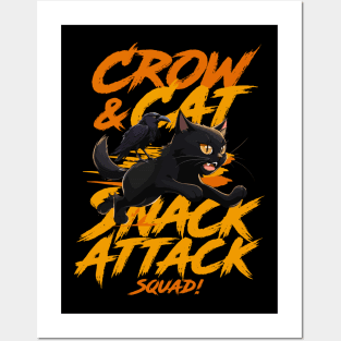 Crow & Cat – Snack Attack Squad Posters and Art